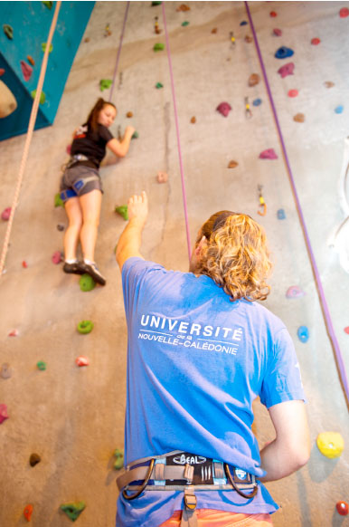 rock climbing